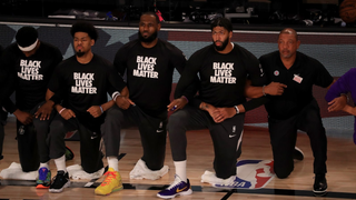 The NBA returns, but its racial justice messaging does not